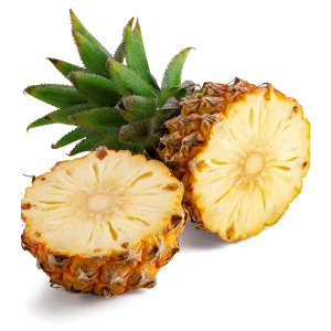 Juicy pineapples